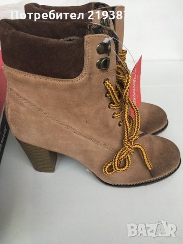 Естествена кожа велур боти Maria Mare номер39, снимка 6 - Дамски боти - 24291447