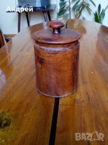 Стара дървена кутия за подправки, снимка 2 - Антикварни и старинни предмети - 23832134