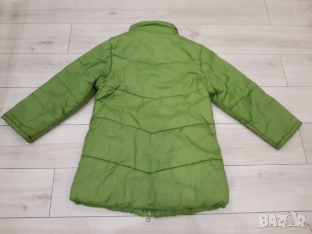 Детско зелено яке за момиче с цветя марка Code , снимка 2 - Детски якета и елеци - 23455048