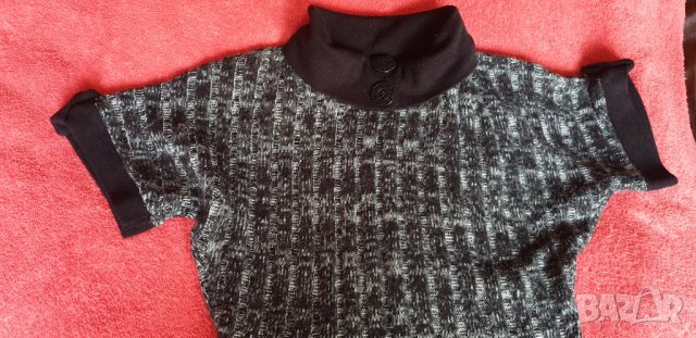 Отличен пуловер с къс ръкав , снимка 2 - Блузи с дълъг ръкав и пуловери - 25133112