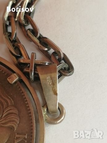 Сребърен медальон Patrona Bavaria 1855, снимка 4 - Антикварни и старинни предмети - 22070621