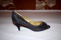 TESORI - 100% Оригинални луксозни италиански дамски обувки / ТЕСОРИ / Ток / Блестящи , снимка 5