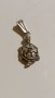 Среб.медальон-костенурка с циркон-проба-925. Закупен от Италия., снимка 3