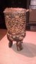 Африканска тарамбука с кожа-33х17см-внос швеицария, снимка 10
