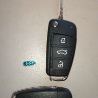 Кутийка за ключ с 3 бутона Audi / Ауди A2, A3, A4, A5, A6, A8, ТТ, Q7, снимка 2 - Аксесоари и консумативи - 17867538
