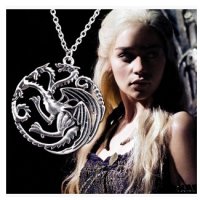 House of the Dragon 🏡🐲🐉 / Game of Thrones Триглав Дракон колие Таргериен герб, снимка 2 - Други ценни предмети - 23258377