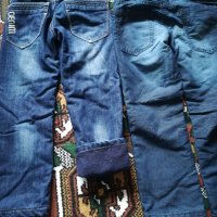 Детски дънки зимни ватирани, снимка 3 - Детски панталони и дънки - 22968257