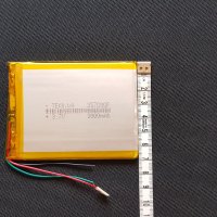 Батерия 3.7v 3800mAh Li-Ion 90x70x3mm, снимка 3 - Оригинални батерии - 22654912