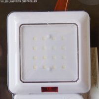 Лампа с 16 LED диода и дистанционно управление, снимка 1 - Лед осветление - 22696875