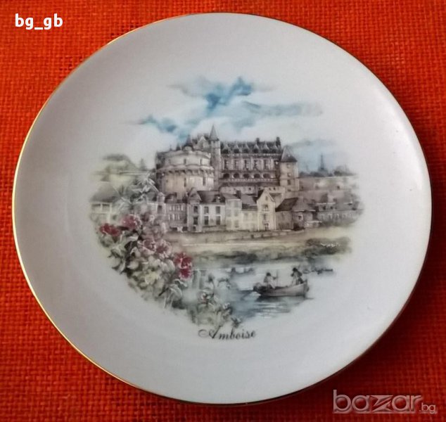 Френска / Холандска декоративна чиния, снимка 1