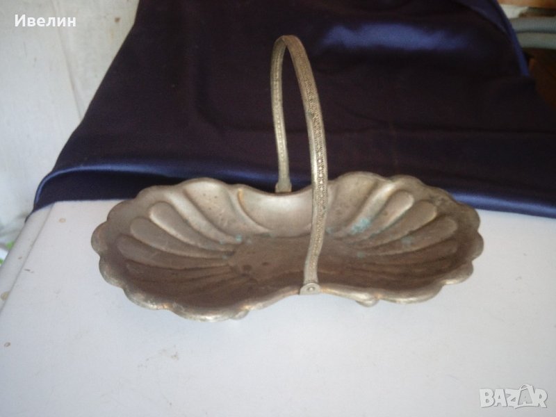 стара метална купичка арт деко, снимка 1