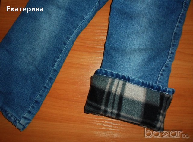 Зимни дънки - подплатени, снимка 3 - Детски панталони и дънки - 11613186