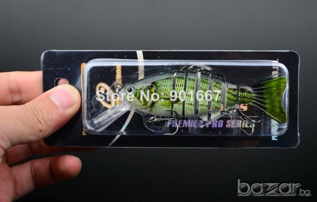 воблер 11.2см 14г 7 части, снимка 14 - Такъми - 7932170