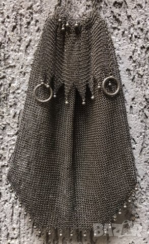 Сребърна дамска чанта-Париж 1920, снимка 4 - Чанти - 23015865