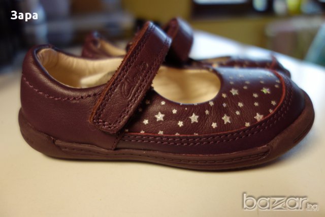 нови кожени обувки Clarks, 21ви номер, снимка 6 - Детски маратонки - 17663381