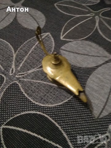 Лампа на Аладин от месинг., снимка 3 - Антикварни и старинни предмети - 25494831