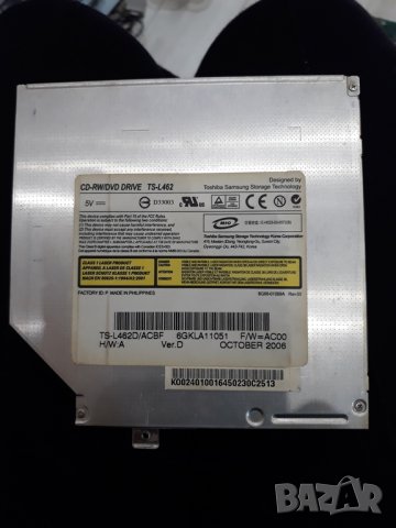 CD-RW/DVD Drive TS-L462 за стар лаптоп, снимка 2 - Твърди дискове - 24034876