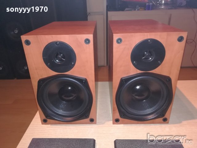 Pure 2х40w/8ohm-2броя тонколони-26х24х15см-внос англия, снимка 11 - Тонколони - 20403061