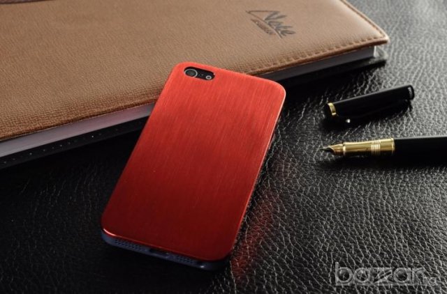 ЛУКСОЗЕН АЛУМИНИЕВ СУПЕР ТЪНЪК ГРЪБ ЗА IPHONE 5, 5S, снимка 2 - Калъфи, кейсове - 8123417