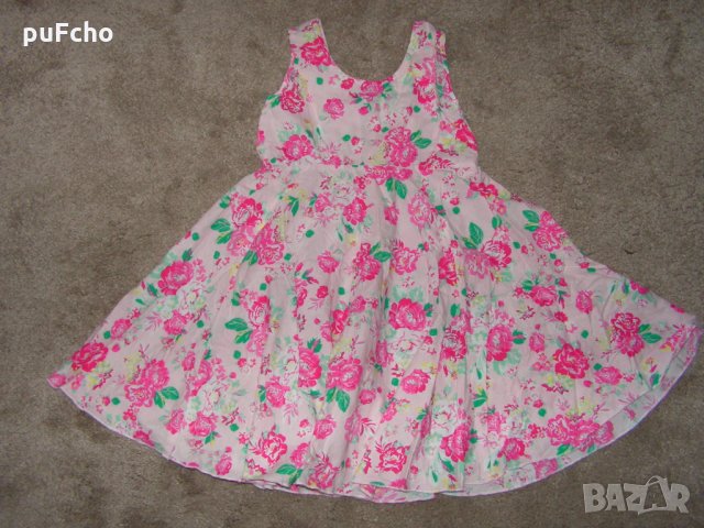 Намалена! Рокля Benetton за 7-8 г., снимка 2 - Детски рокли и поли - 25773119