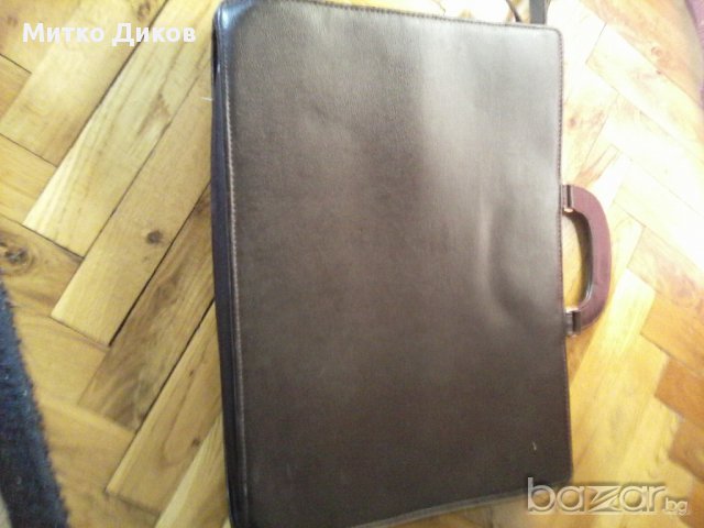 Стара кожена чанта ДКМС, снимка 2 - Чанти - 14678010