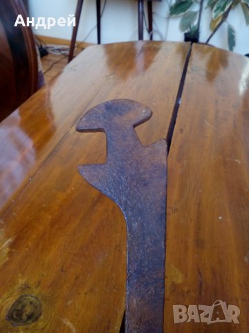 Старинен гаечен ключ #5, снимка 6 - Антикварни и старинни предмети - 23833041