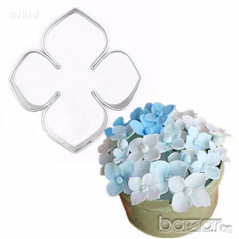 хортензия детелинка метална форма резец украса бисквитки фондан