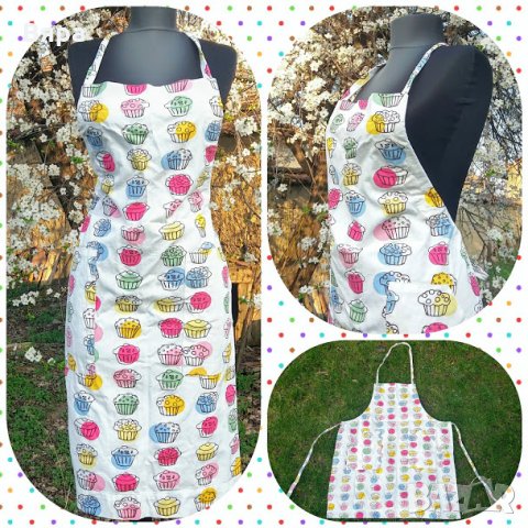 Кухненска Сладкарска Престилка на шарени Мъфини! , снимка 10 - Други - 25681714