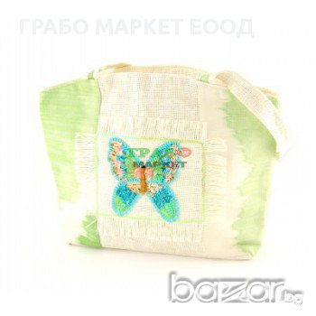 Плетена лятна чанта  - 35х46см, снимка 1