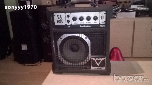 v amp-10k-guitar amplifier-made in england-внос англия, снимка 5 - Ресийвъри, усилватели, смесителни пултове - 19584893