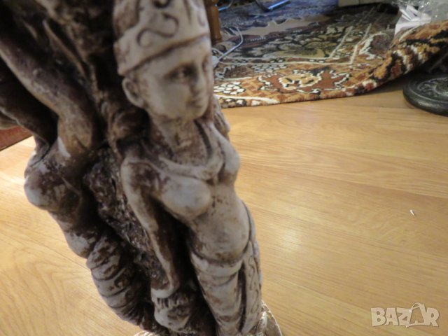 Стар свещник с голи богини, еротика 18 + - за екзотична обстановка във вашия дом офис, вила., снимка 8 - Декорация за дома - 25056830