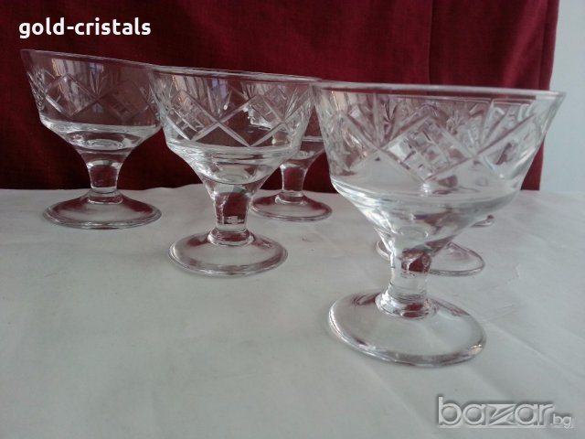  Ретро кристални чаши , снимка 8 - Антикварни и старинни предмети - 20115737