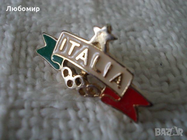 Стара значка ITALIA, снимка 2 - Други ценни предмети - 25187625
