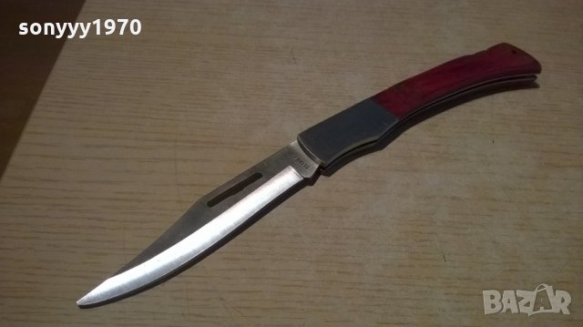 масивен сгъваем нож с предпазител-25/14см, снимка 5 - Колекции - 23386934