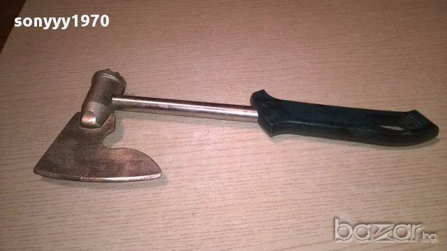 антика брадва/чук за месо или друго-33х12см, снимка 9 - Градински инструменти - 18052916
