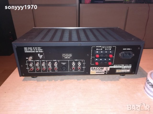 akai stereo amplifier-made in japan-внос швеицария, снимка 18 - Ресийвъри, усилватели, смесителни пултове - 21492515