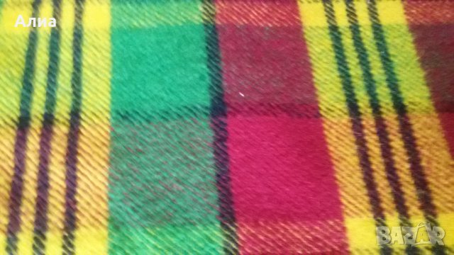 Вълнено, ръчно тъкано одеало, снимка 5 - Олекотени завивки и одеяла - 21582701