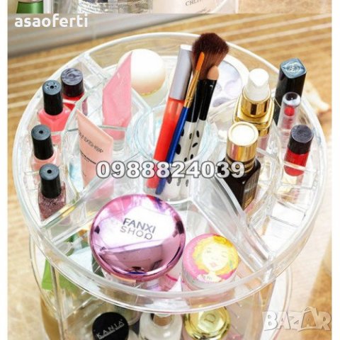 Органайзер за козметика въртящ се 360° , снимка 5 - Други - 25268432