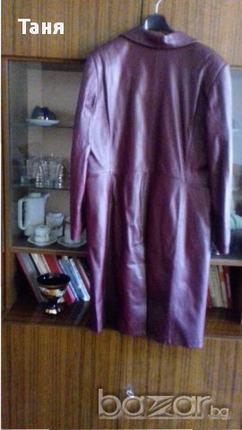 Дамско кожено манто L, снимка 4 - Палта, манта - 17730034