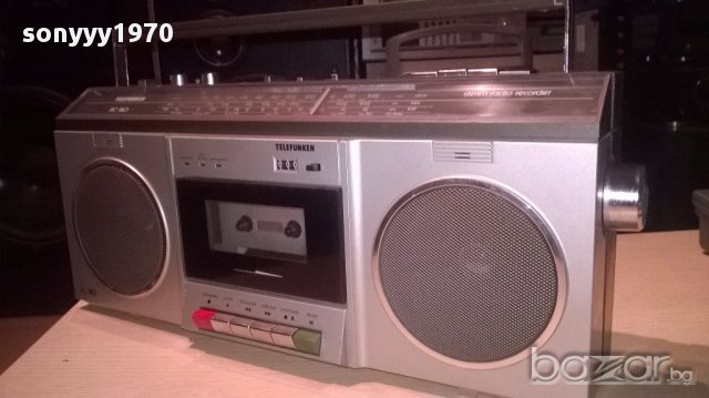 Telefunken rc-740 cassette/radio recorder-внос швеицария, снимка 7 - Радиокасетофони, транзистори - 15280891
