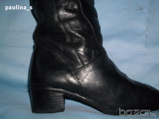 Рядка находка / Италиански ботуши "Fausto Santini" естествена кожа, снимка 9 - Дамски ботуши - 16230230
