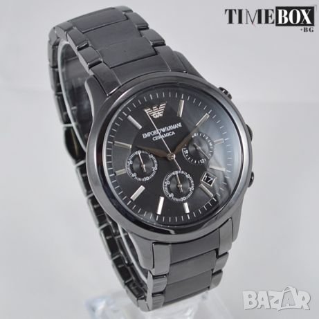 EMPORIO ARMANI Ceramica Chronograph AR1452. Нов мъжки часовник, снимка 3 - Мъжки - 24443179