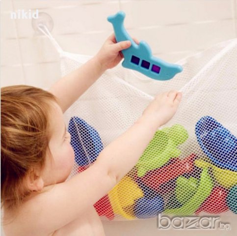 Мрежа плик за съхранение на играчки за баня, снимка 1 - Други стоки за дома - 15159321