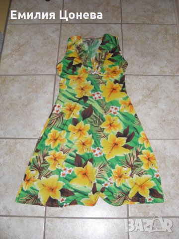 лятна рокля на цветя, снимка 2 - Рокли - 24779333