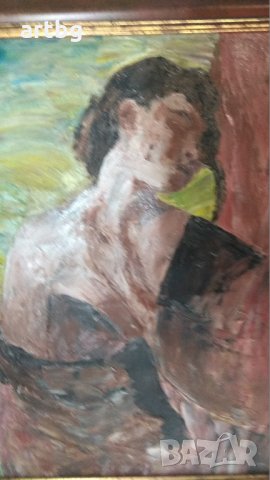 Автентична картина "Тя", снимка 3 - Картини - 24779242