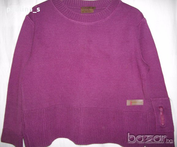 Спортен кроп пуловер "Antognini jeans" / голям размер, снимка 5 - Блузи с дълъг ръкав и пуловери - 16186119