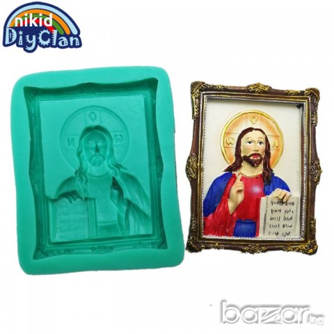 Исус Христос  силиконов молд форма за декорация торта фондан шоколад и др