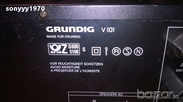 Grundig v101 amplifier-внос швеицария, снимка 11 - Ресийвъри, усилватели, смесителни пултове - 15194167