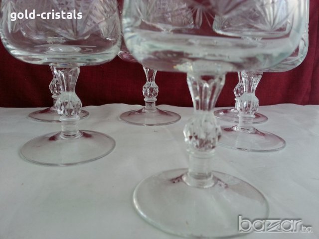 кристални чаши за коняк ракия и др, снимка 5 - Антикварни и старинни предмети - 20121963