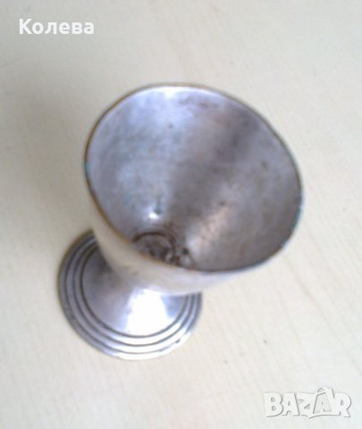 Старинна метална чашка, снимка 2 - Други - 22822418